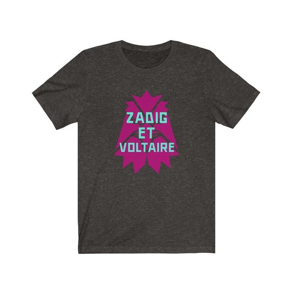 T Shirt Zadig Et Voltaire Unisex T shirt Etsy