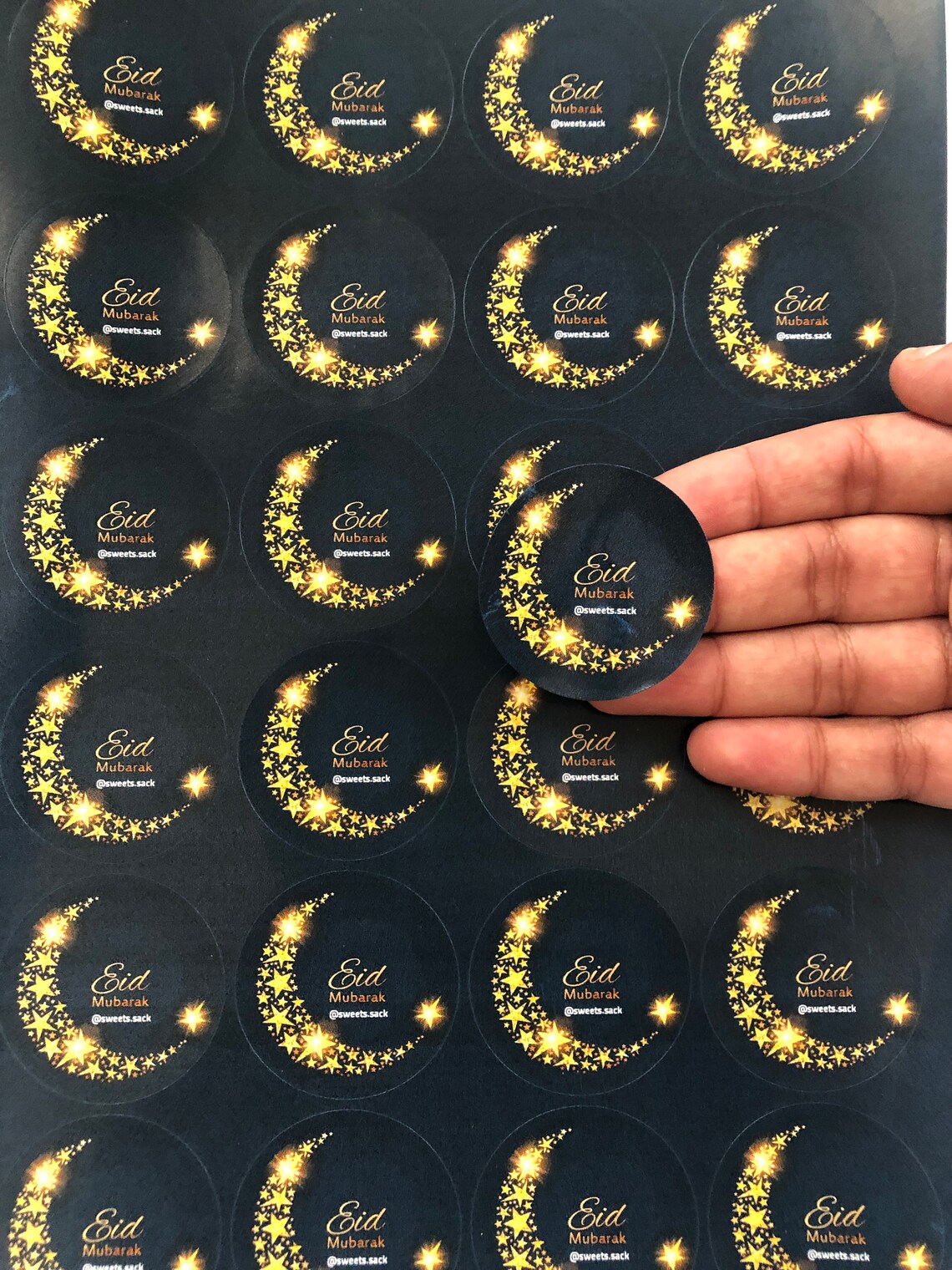 45mm Circle Glossy sticker sheet | Etsy