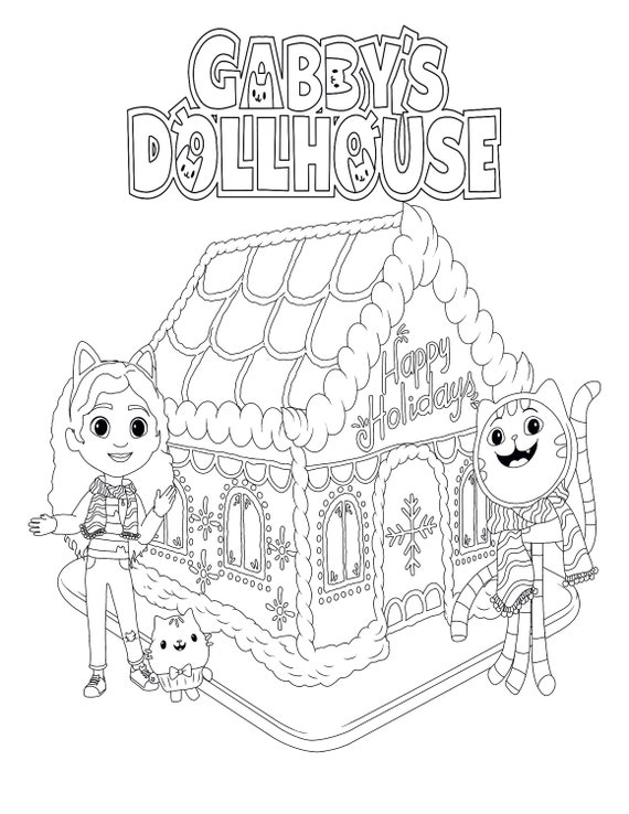 Download Free Doll House Coloring Pages For Your Kids