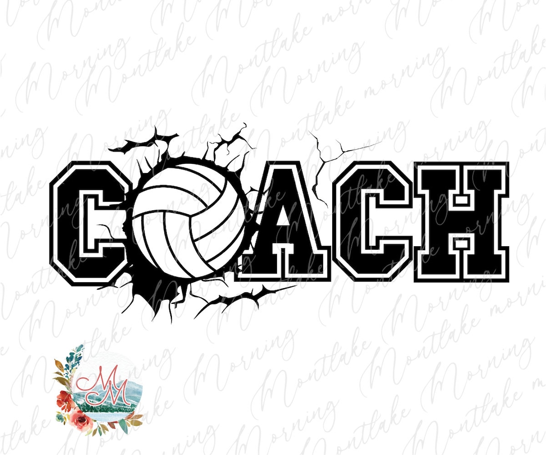 Volleyball Coach PNG for Sublimation Volleyball Season Png Sports T