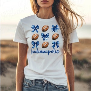 Futebol PNG de Indianápolis | Coquete Futebol PNG | Sublimação de futebol de Indiana | Clipart de futebol e arco | Arquivo Digital de Equipe Esportiva