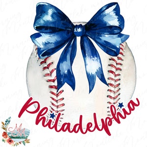 Coquete Beisebol PNG | Beisebol da Filadélfia | Design de beisebol da Pensilvânia | Clipart de beisebol e arco | Arquivo Digital de Equipe Esportiva | Filadélfia