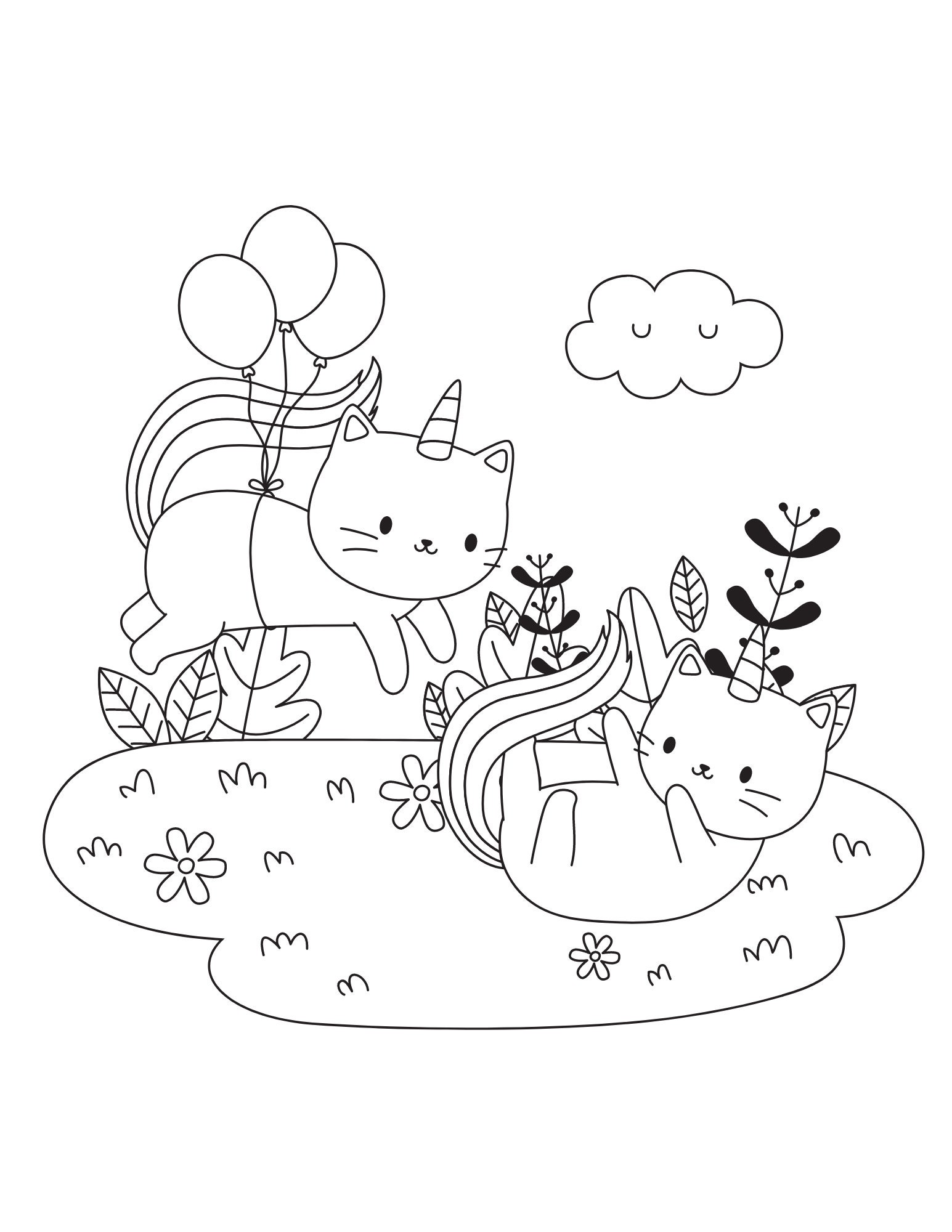 20 Unicorn Coloring Pages Digital Download | Etsy