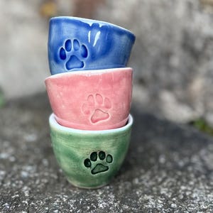 Keramik Espressotasse, Katzenpfote Becher, handgefertigte Keramik