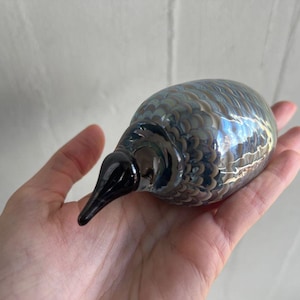 Ptaki Iittala autorstwa Toikka Little Kiwi Szklany ptak 100x50