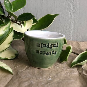 Custom Espresso Coffee Cup with your writing, name mug, personalized gift idea