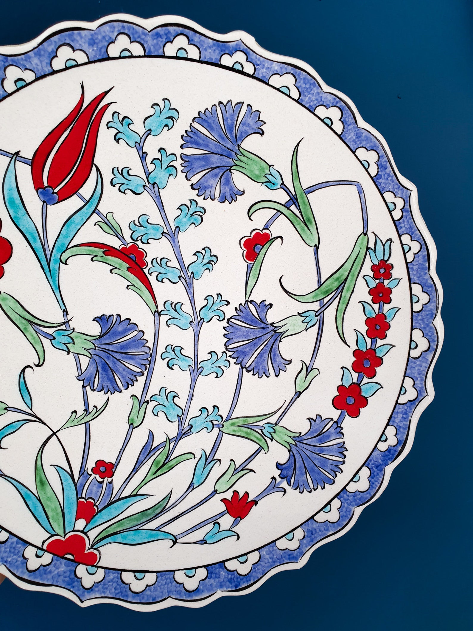 Türkische Fliesenplatte Znik-Schale Znik-Platte | Etsy