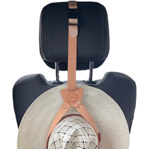 Leather Hat Holder, Hat Holder for Cowboy Hat, Hat Holder for Fedoras, Leather Hat Accessory, Leather Hat Hauler, Travel Hat Holder