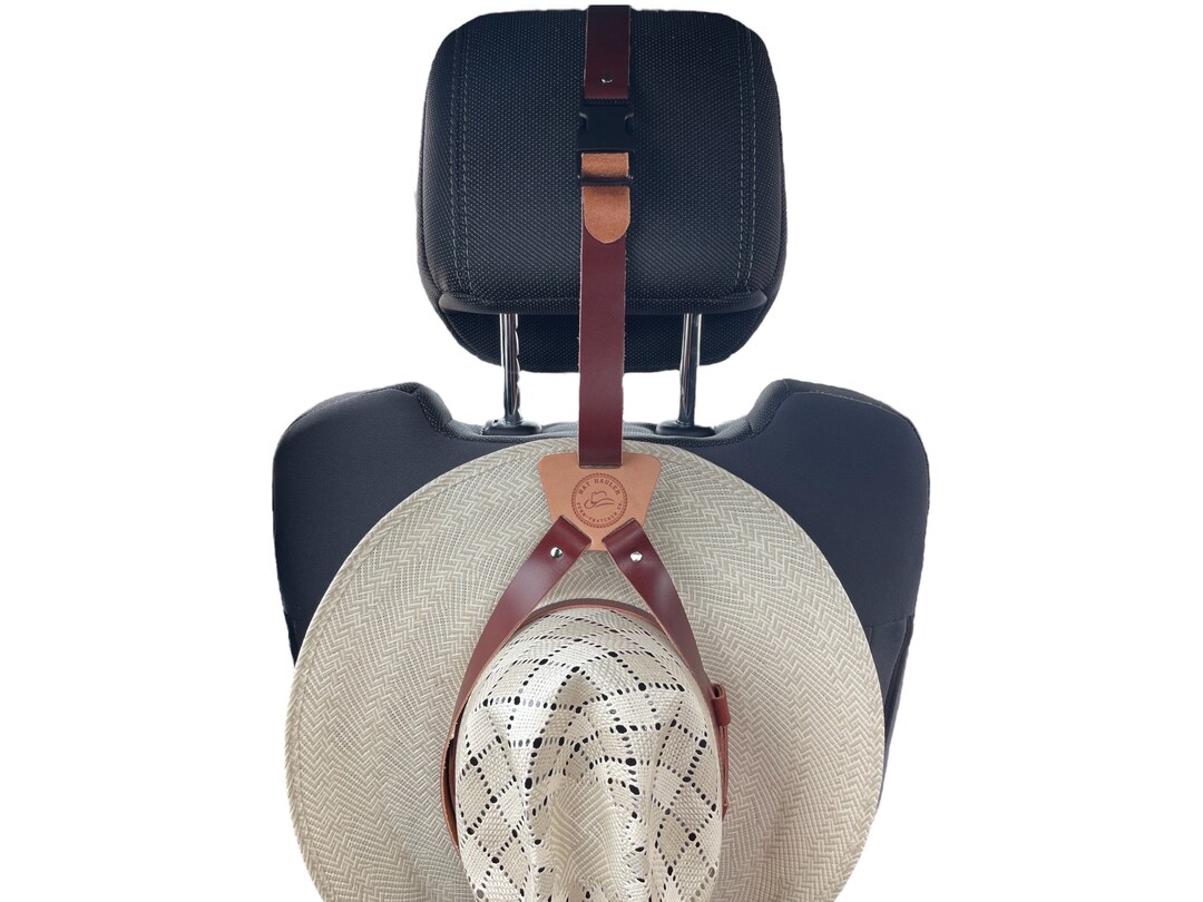 Leather Hat Holder, Hat Holder for Cowboy Hat, Hat Holder for Fedoras, Leather Hat Accessory