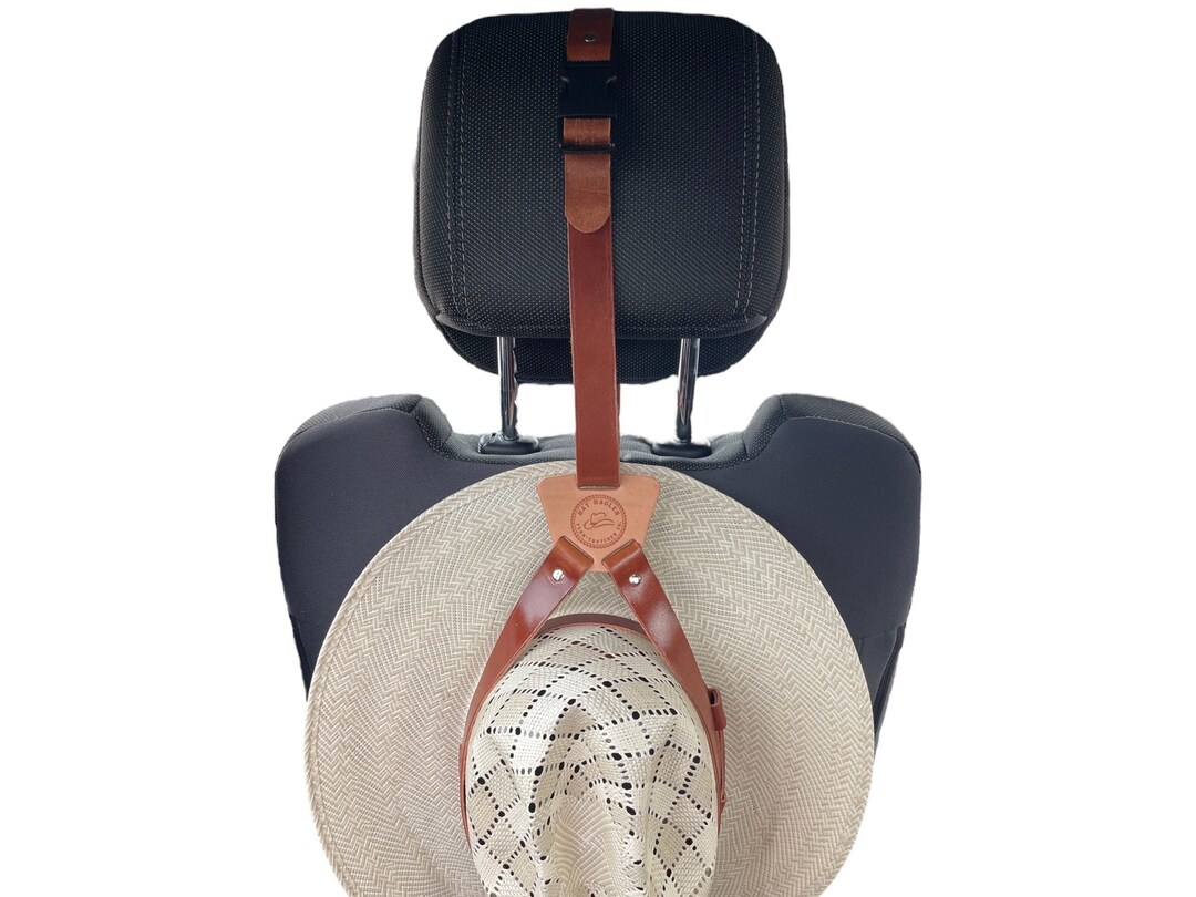 Leather Hat Holder, Hat Holder for Cowboy Hat, Hat Holder for Fedoras, Leather Hat Accessory