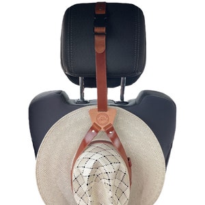 Leather Hat Holder, Hat Holder for Cowboy Hat, Hat Holder for Fedoras, Leather Hat Accessory, Leather Hat Hauler, Travel Hat Holder