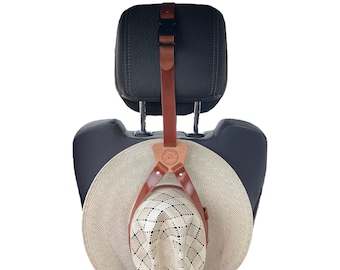 Leather Hat Holder, Hat Holder for Cowboy Hat, Hat Holder for Fedoras, Leather Hat Accessory, Leather Hat Hauler, Travel Hat Holder