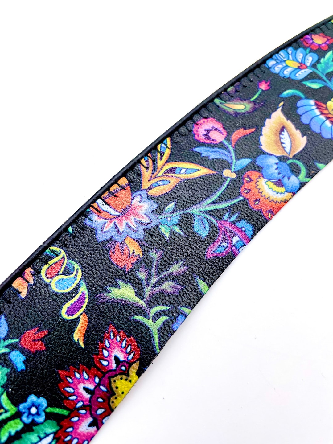 Roan Leather Sweatband, Designer Leather Sweatband, Estitch Leather