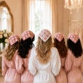 Bridesmaid Hair Scarf Gift: Handmade Daisy Bandanas with Custom Tag product logo