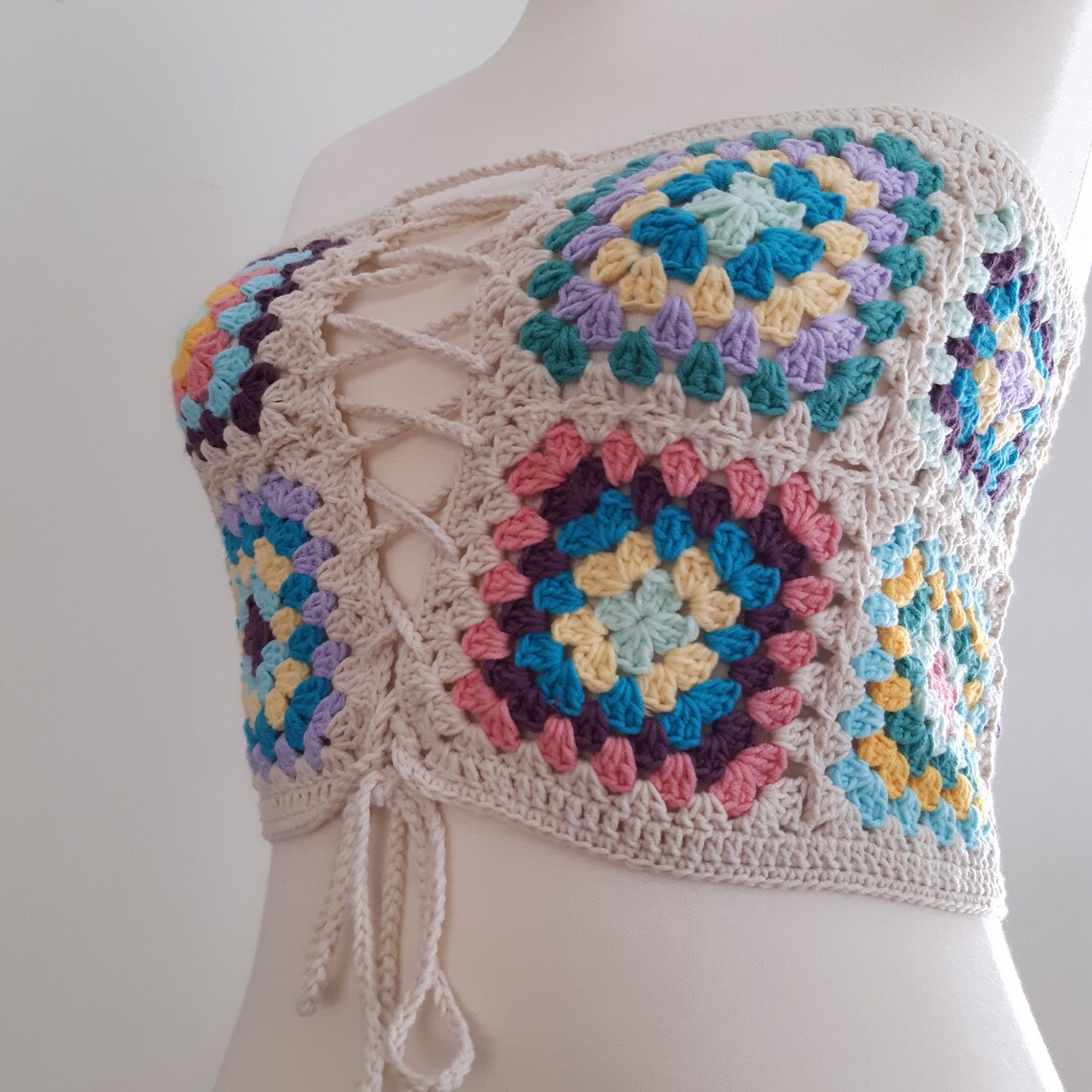 Crochet Top Crochet Tube Top Crochet Strapless Top Crochet | Etsy