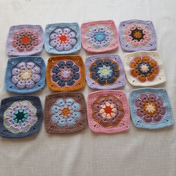 Granny Square embroidery kit