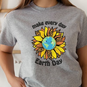 Environmental Shirt | Make Every Day Earth Day Gift | Mother Gaia Kindness T-Shirt | Earth Awareness Gift | Save The Planet Mom Gift