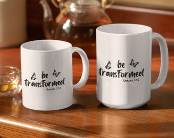 Bible Verse Mug | Bible Quotes Mug | Christian Gifts | Religious Mug | Gifts For Her | Inspirational Coffee Mug | Church Friend Gift