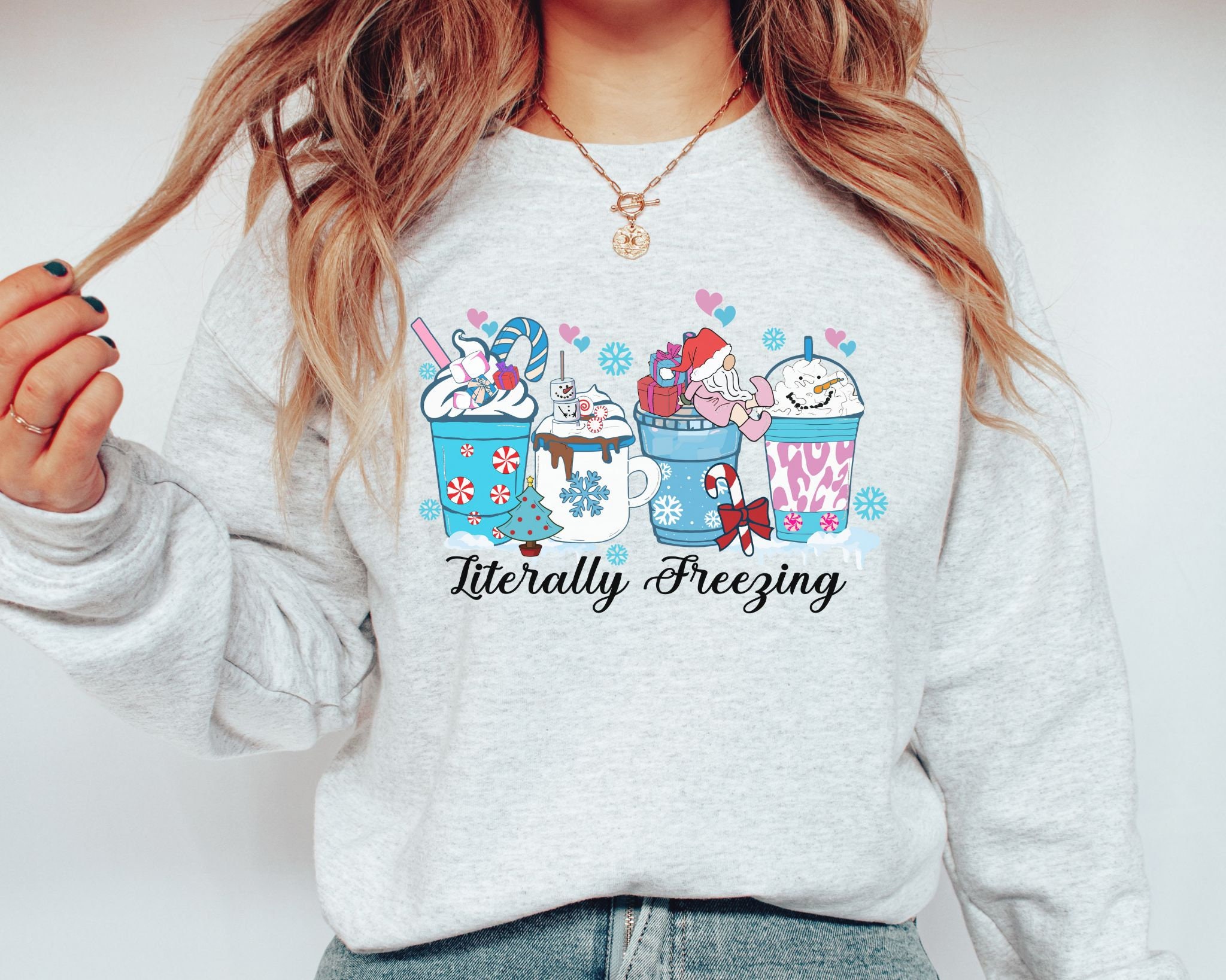 Always Cold Sweatshirt, Funny Winter Literally Freezing Sweatshirt