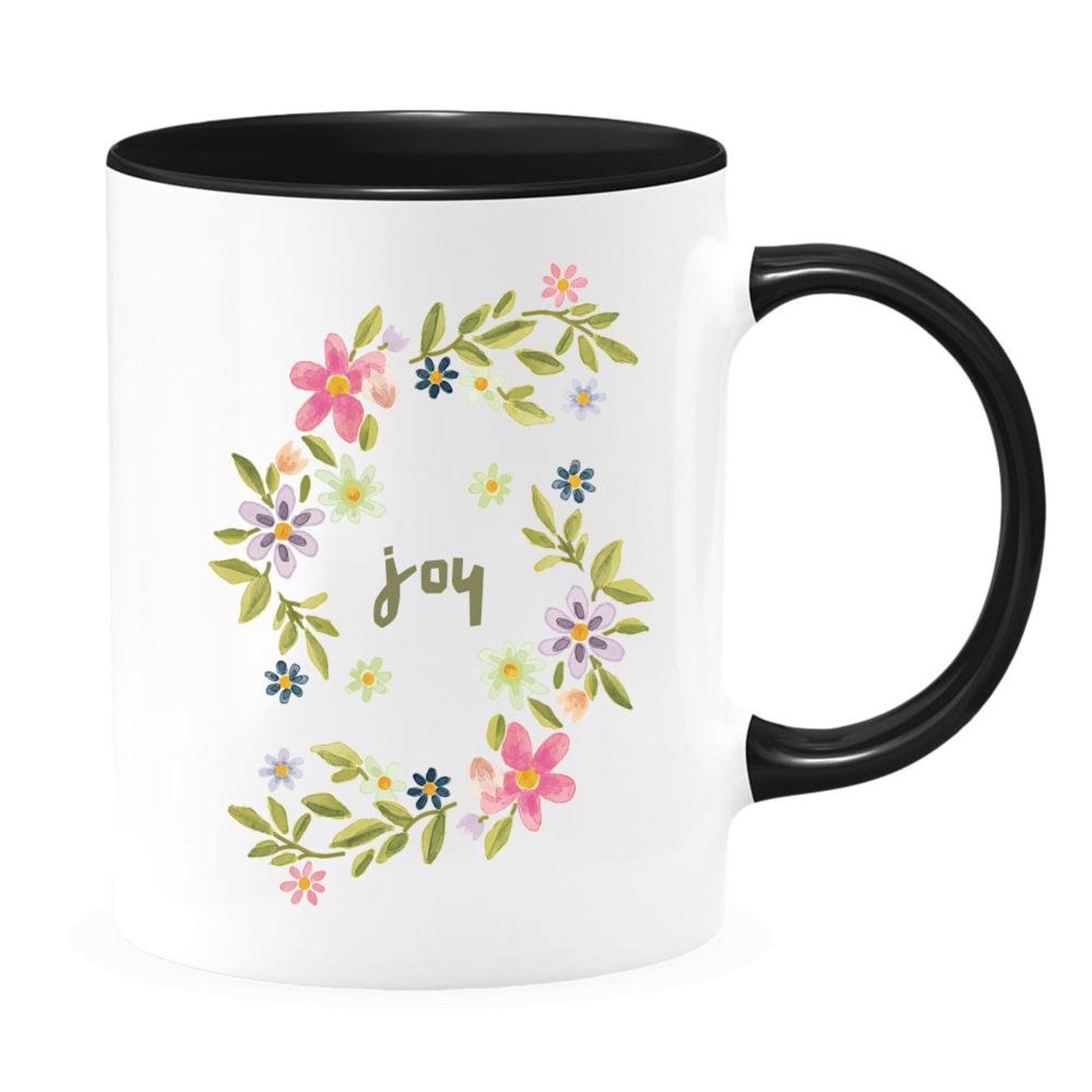 Joy Coffee Mug Gift 11 Oz Etsy