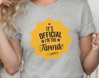 I'm The Favorite Shirt | Mom's Favorite Child | Favorite Kid | Family Matching Tee | Daughter Son Tee | Favorite Kid | Sibling Rival