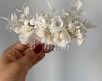 Hair comb bride customizable