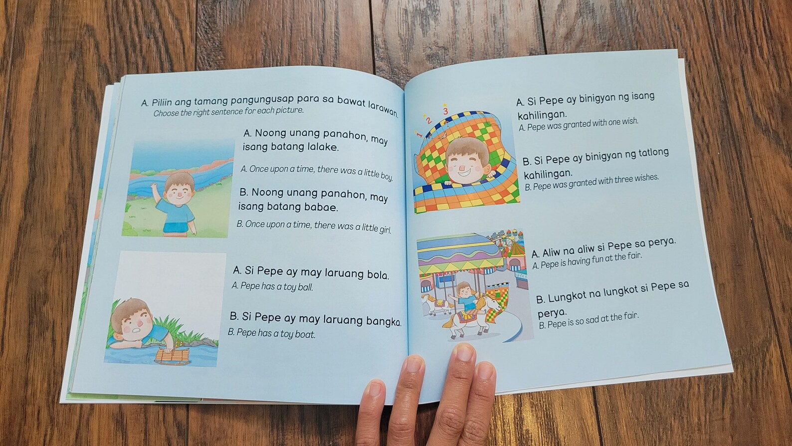 Pepe and the Magic Banig A Filipinoenglish Story Book for Kids Etsy