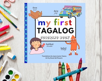My First Tagalog Coloring Book