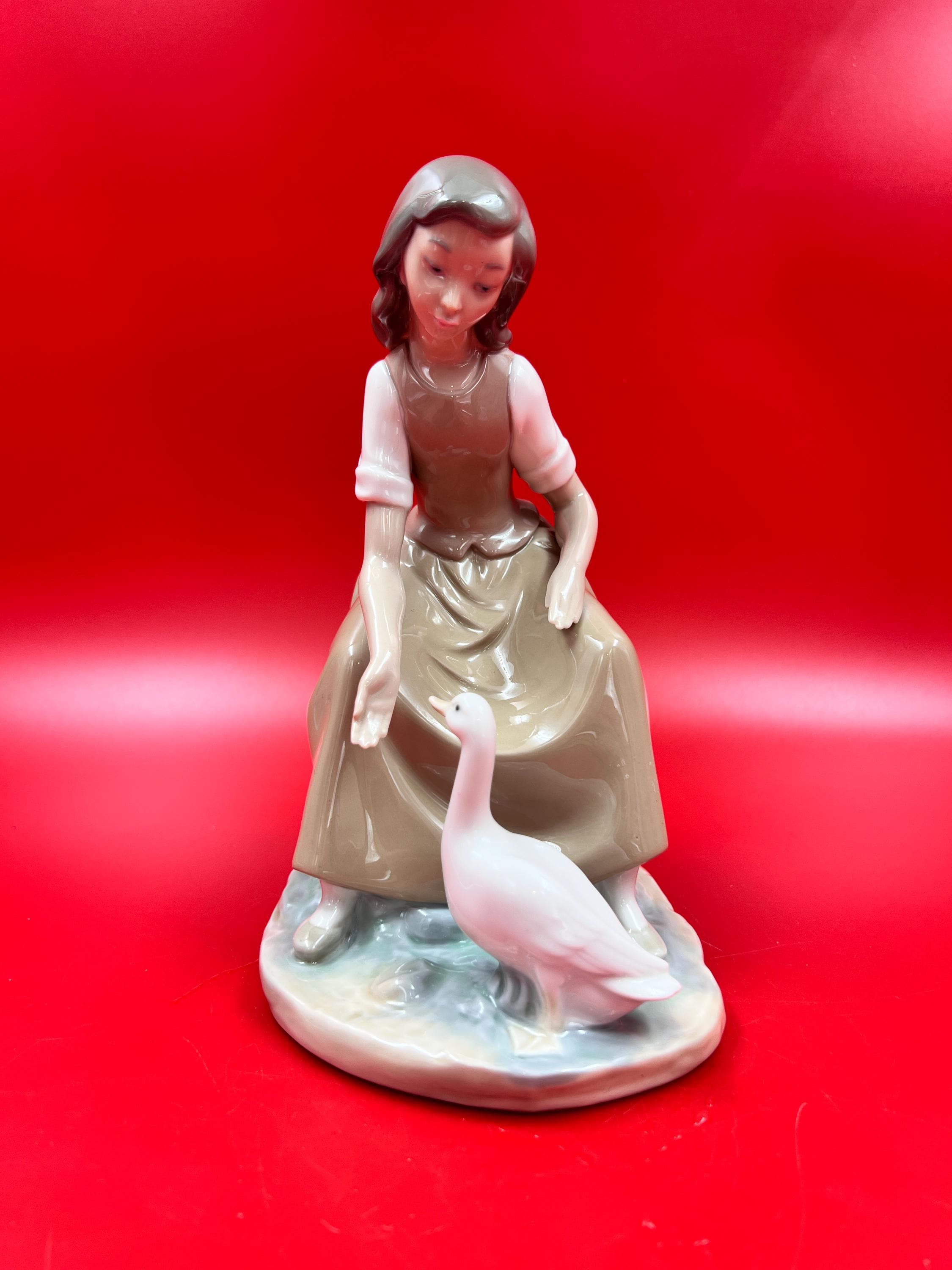 Lladro Bashful Girl - Etsy