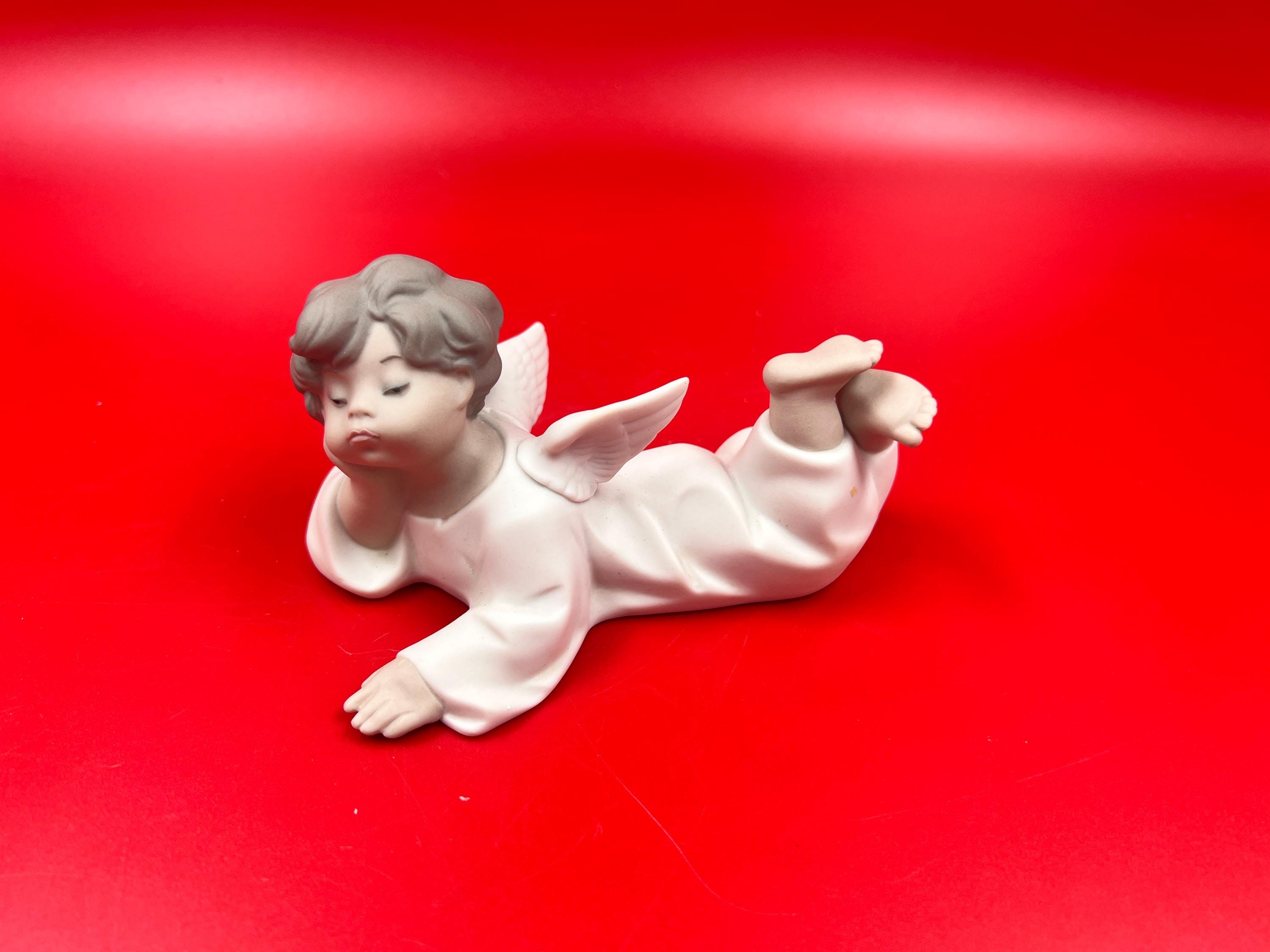 ブ～スカ　LLADRO　リヤドロ　【リトルエンジェル】リアドロ　Ｌ432 Lladro Angel Laying Down - Etsy