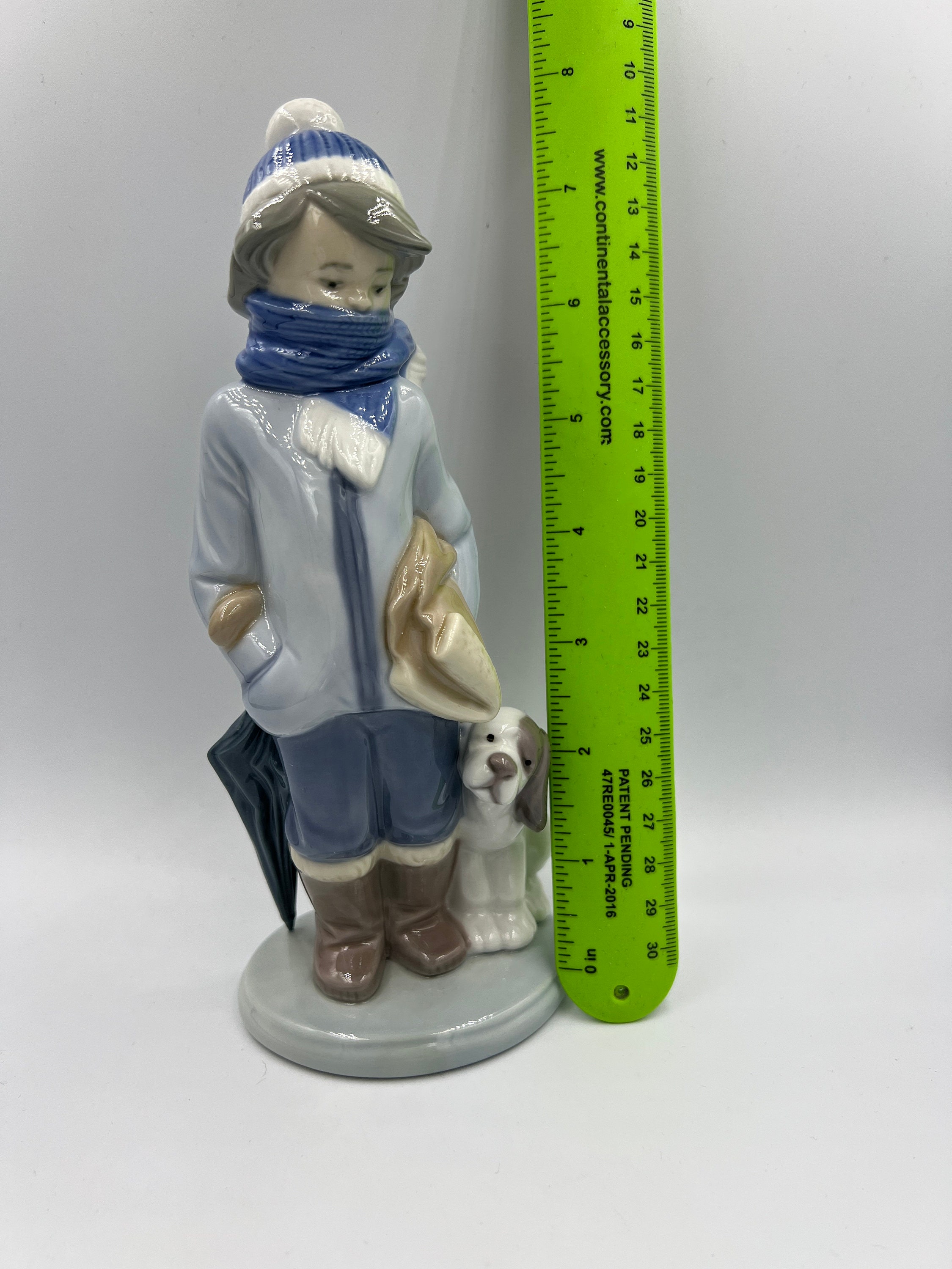 おはなちゃん様✨️アパルトモン　TIBI ティビ　POLO SWEAT グレーF Lladro Figurine 5220 - Retired - Winter Boy With Scarf, Umbrella