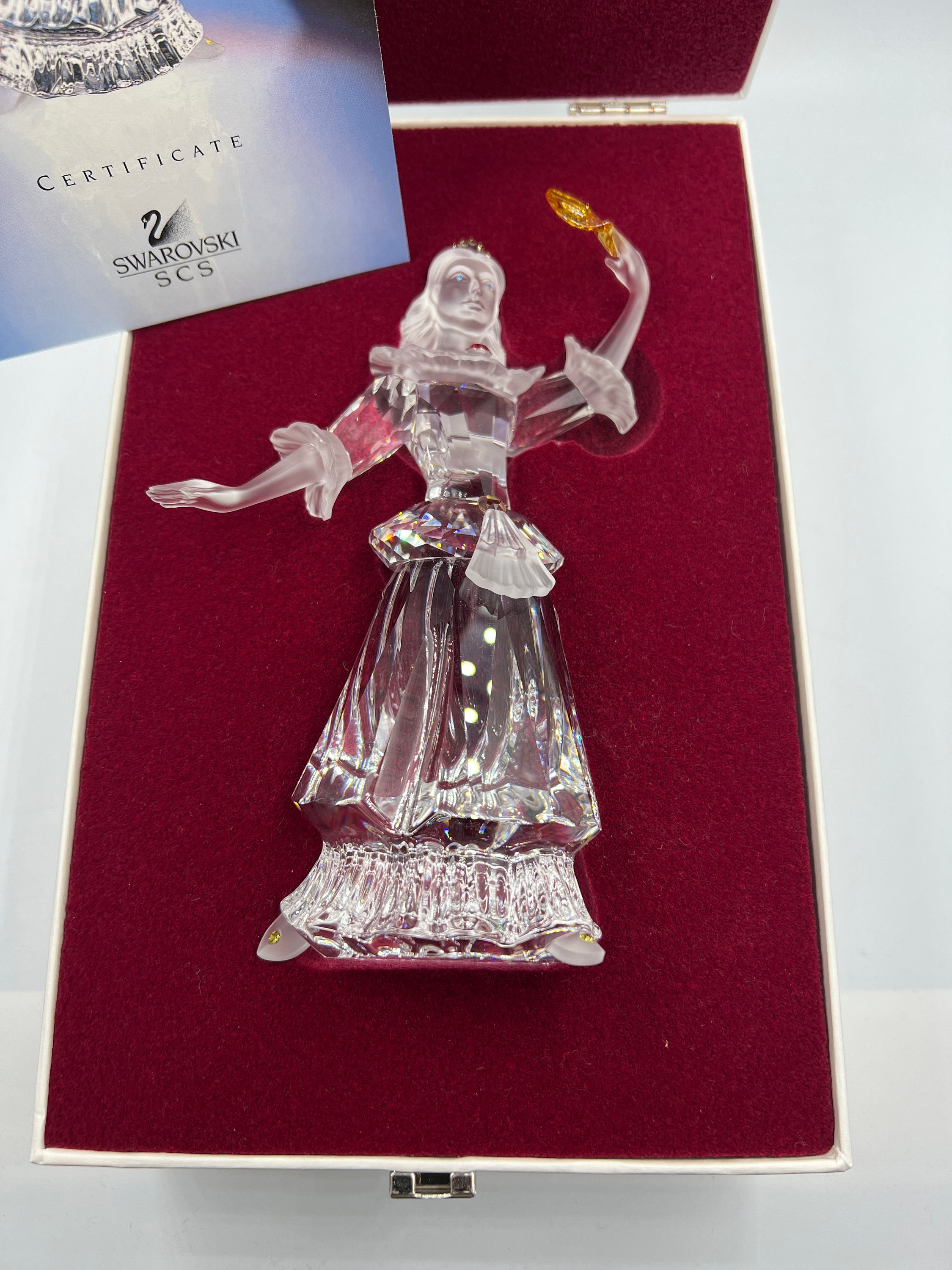 SWAROVSKI COLUMBINE　スワロフスキー コロンバイン Swarovski Columbine Masquerade SCS Crystal Figurine 2000 Set
