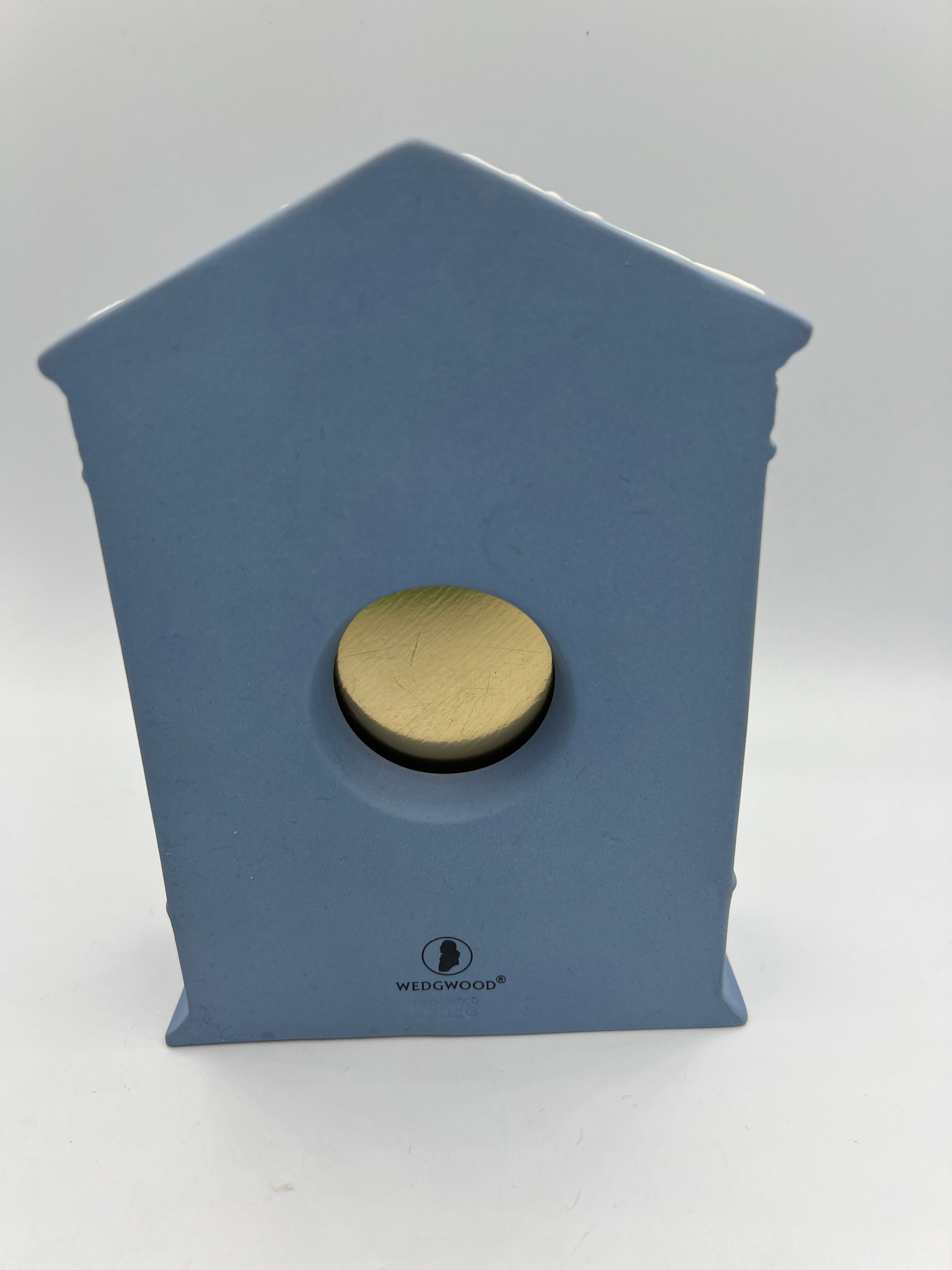 Wedgwood Blue Jasperware Quartz Clock Need Battery Excellent Etsy