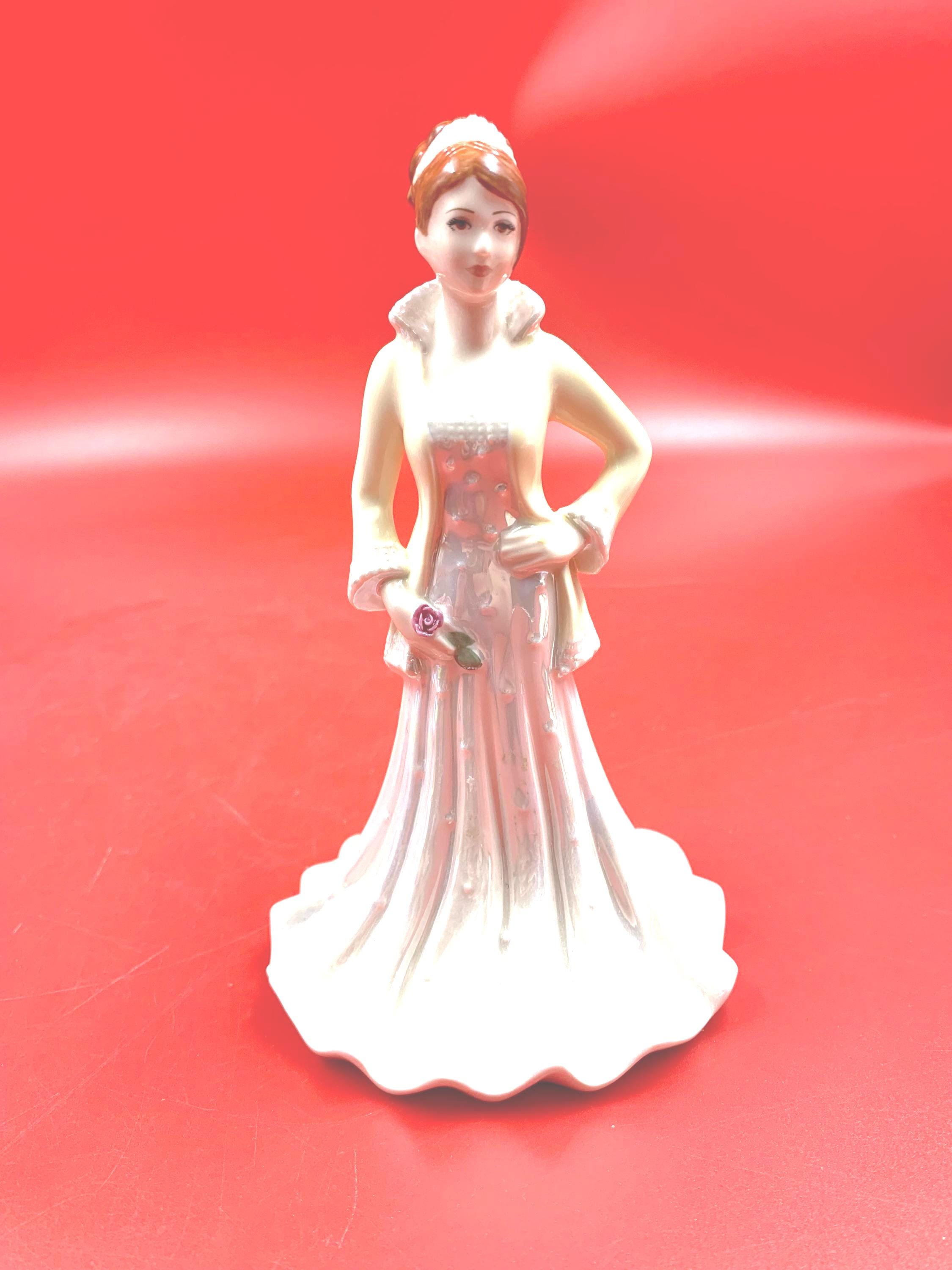 Coalport Bone China Lady Doll - Heart to Heart Congratulations