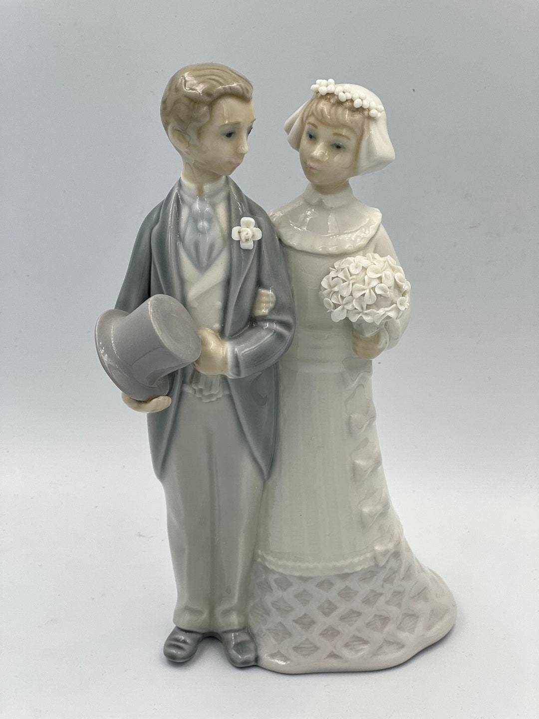 Lladro bride & Groom 4808 Couple Getting Married Etsy