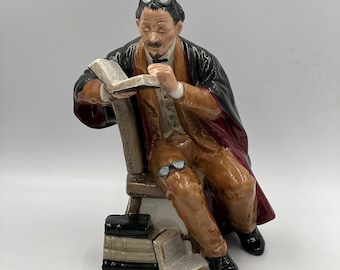 Royal Doulton The Professor HN 2281 Vintage Porcelain Character Figurine 7”