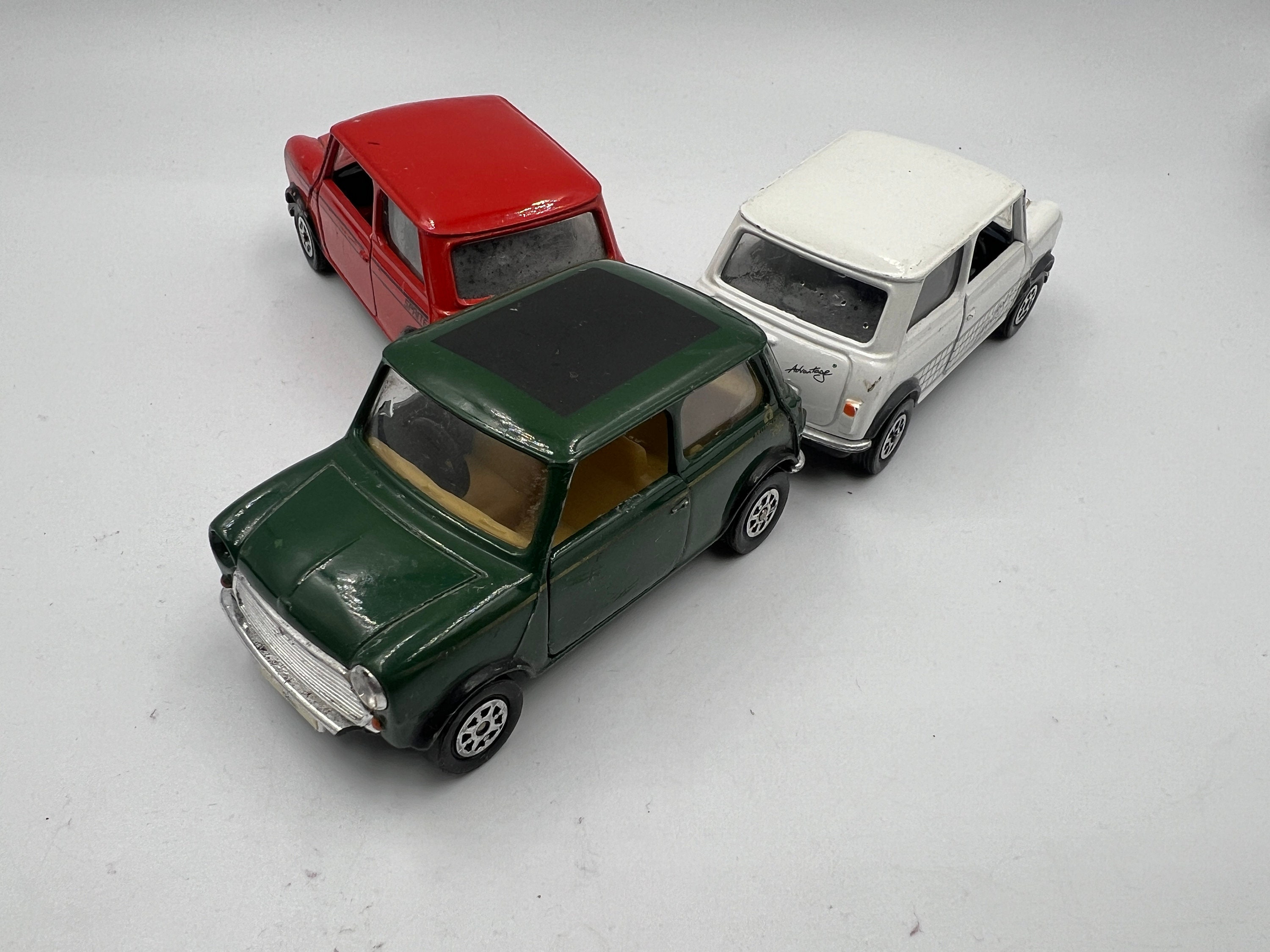 Corgi 1/36 Scale 3 Piece Mini Set Red/white/green - Etsy