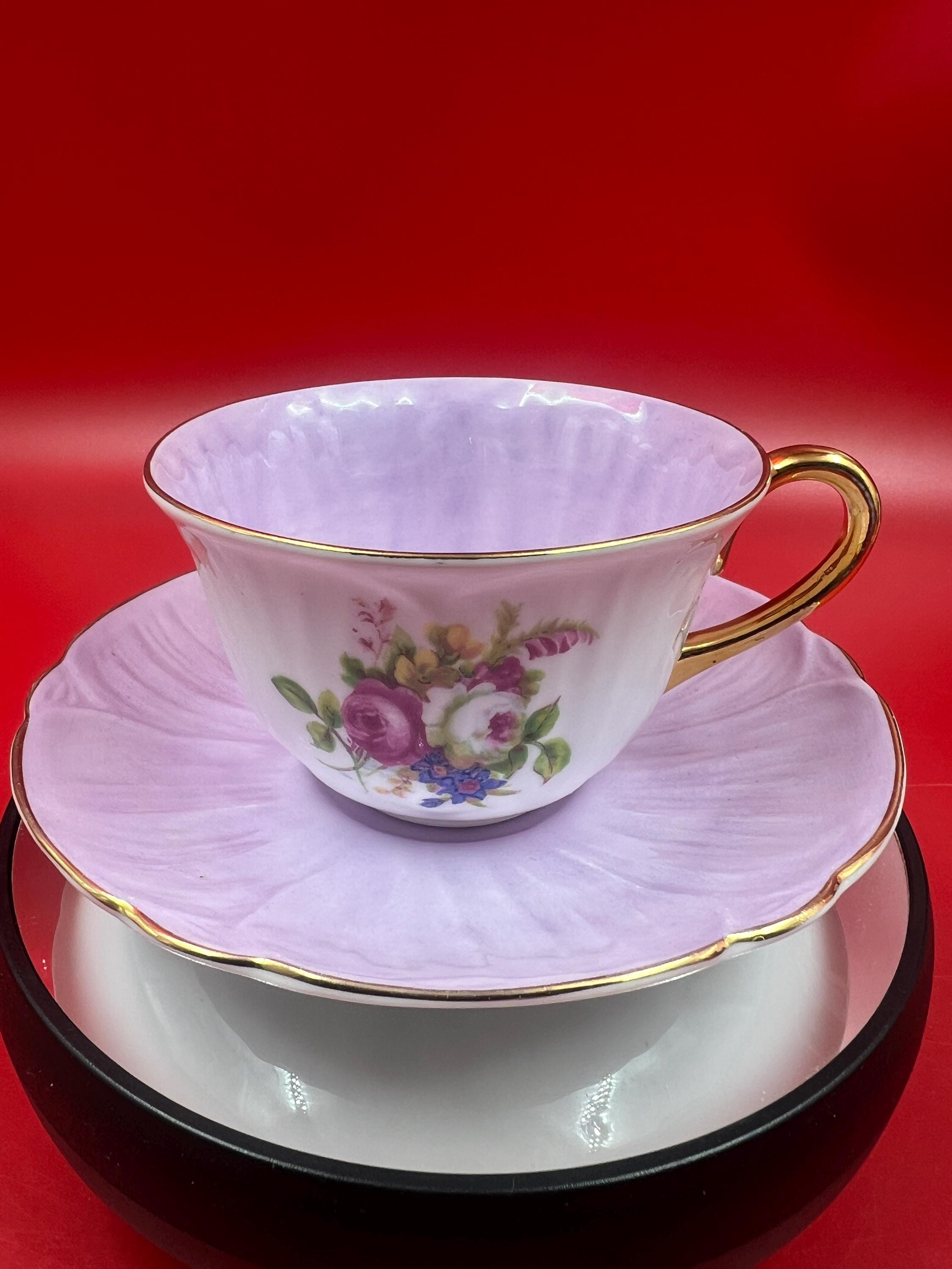 Shelley Wildflower Teacup - Etsy