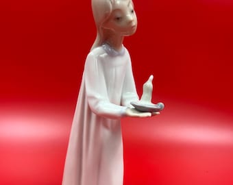 LLADRO GIRL W/candle - Etsy