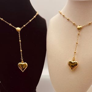 Del Rey Style Heart Necklace/Rosary