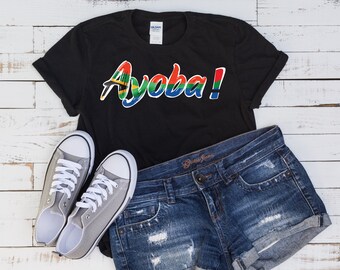 Ayoba Bundle - Ayoba is South African Slang for cool or okay / Humourous South African Tshirt Print