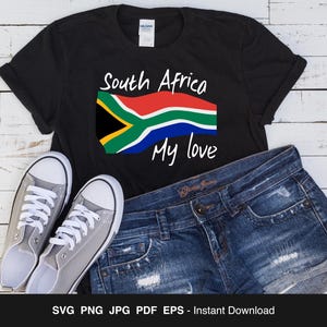 South Africa My Love - South African sayings - Digital Design