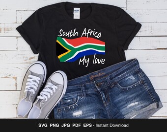 South Africa My Love - South African sayings - Digital Design