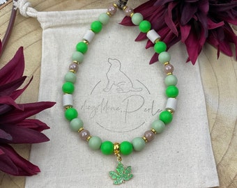 EM Keramik Perlenkette | Anti Zecken Kette | Hundekette | Perlenkette Hund | Hundehalskette | Zeckenschutz