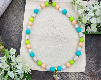 EM Keramik Perlenkette | Anti Zecken Kette | Hundekette | Perlenkette Hund | Hundehalskette | Zeckenschutz