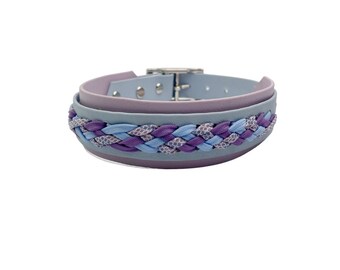 Coleira para cães Biothane “Melody” 3,8 cm de largura | Cores diferentes | Coleira para cachorro | Coleira de biotano | Personalizado | Cachorro