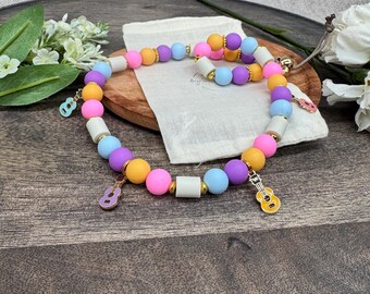 Dog chain "Rythm" | Anti tick chain | Dog chain | Pearl chain dog | EM ceramic chain | Tick protection
