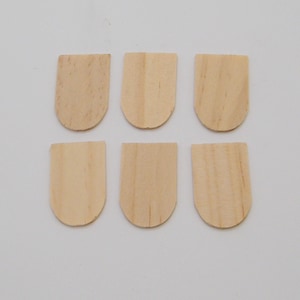 Dollhouse Miniature Wood Fishscale Shingles by Houseworks Ltd