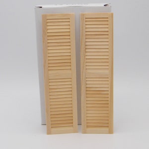 1:12th Scale Dollhouse Window Shutter by Houseworks Ltd