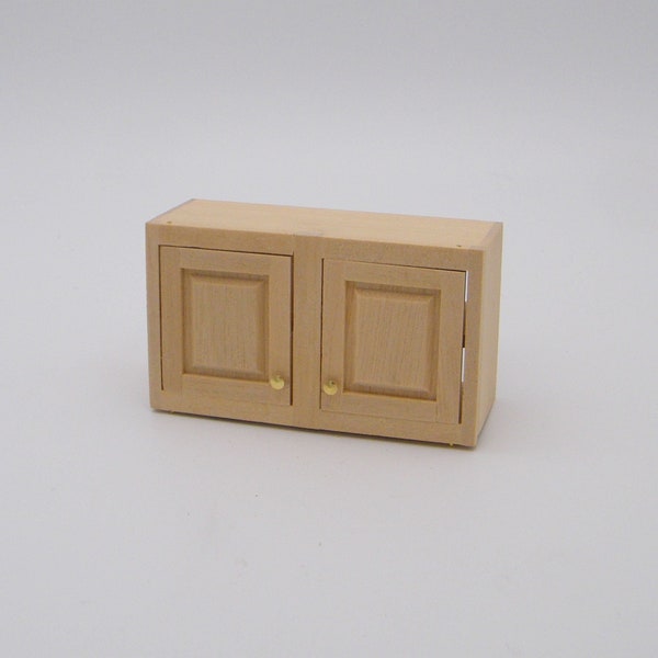 Dollhouse Miniature 3" Kitchen Upper Cabinet Kit by Houseworks